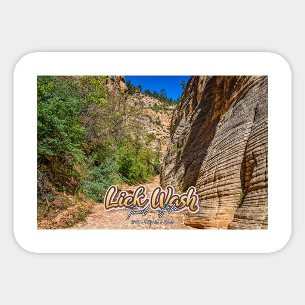 Lick Wash Trail Hike Sticker by Gestalt Imagery